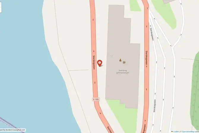 Visual guide to Norway terrestrial border crossings and frontier checkpoints