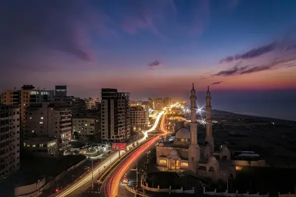Landmark in Gaza Strip