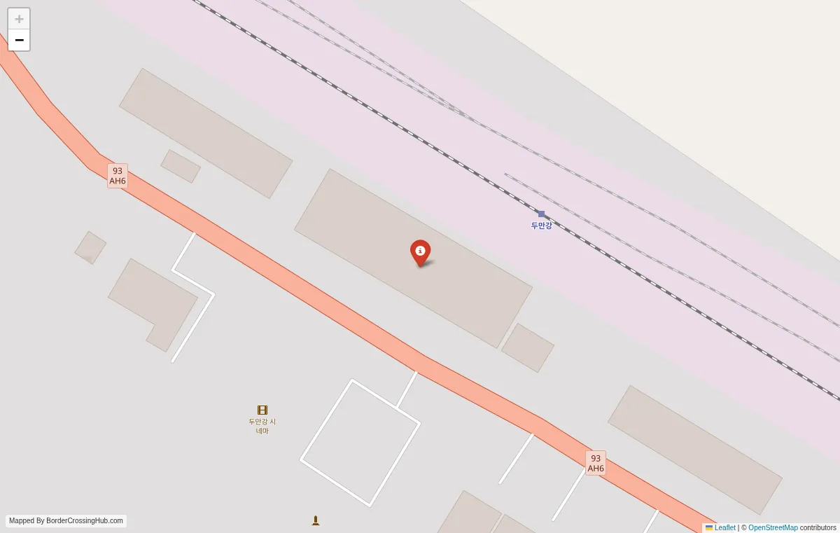 Visual guide to North Korea terrestrial border crossings and frontier checkpoints