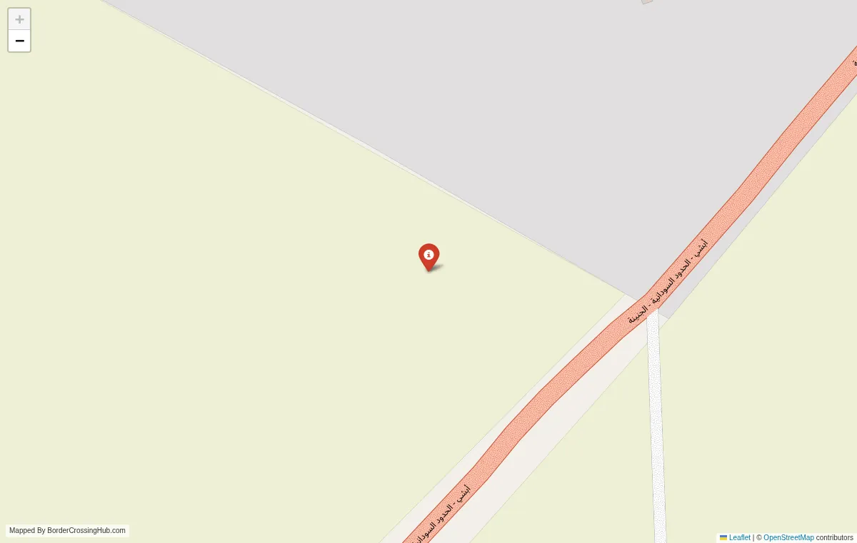 Visual guide to Chad terrestrial border crossings and frontier checkpoints