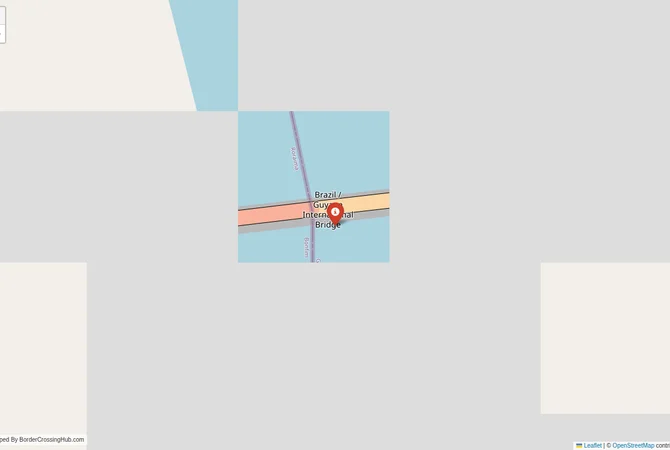 Visual guide to Guyana terrestrial border crossings and frontier checkpoints