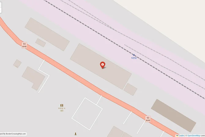 Visual guide to North Korea terrestrial border crossings and frontier checkpoints