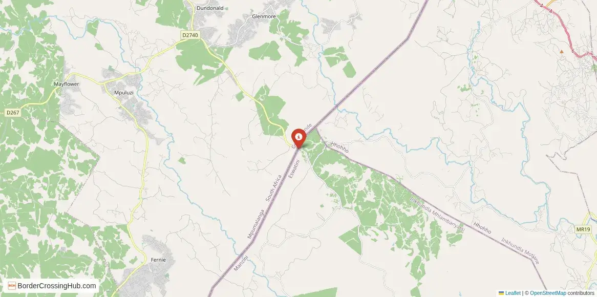 Map of the Waverley – Waverley crossing