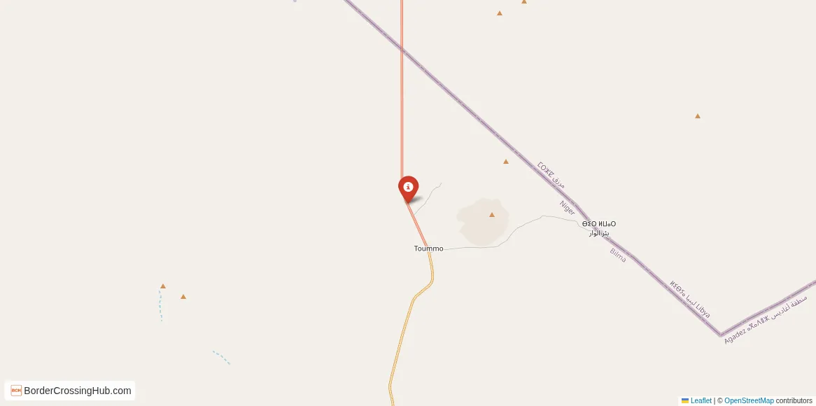 Map of the Tummo – Tummo crossing